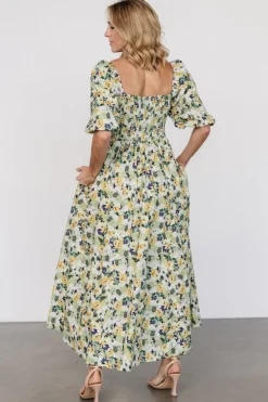 Best Baltic Born Brielle Maxi Dress | Green Floral GreenFloral
