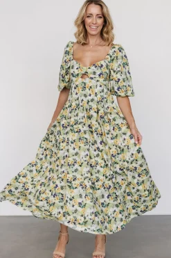 Best Baltic Born Brielle Maxi Dress | Green Floral GreenFloral