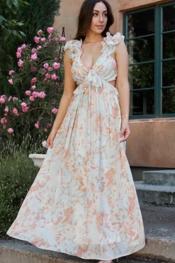 Hot Baltic Born Brigitta Maxi Dress | Mint Floral MintFloral
