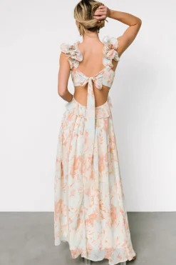 Hot Baltic Born Brigitta Maxi Dress | Mint Floral MintFloral
