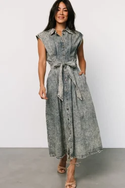 Online Baltic Born Britney Denim Dress | Vintage Blue VintageBlue
