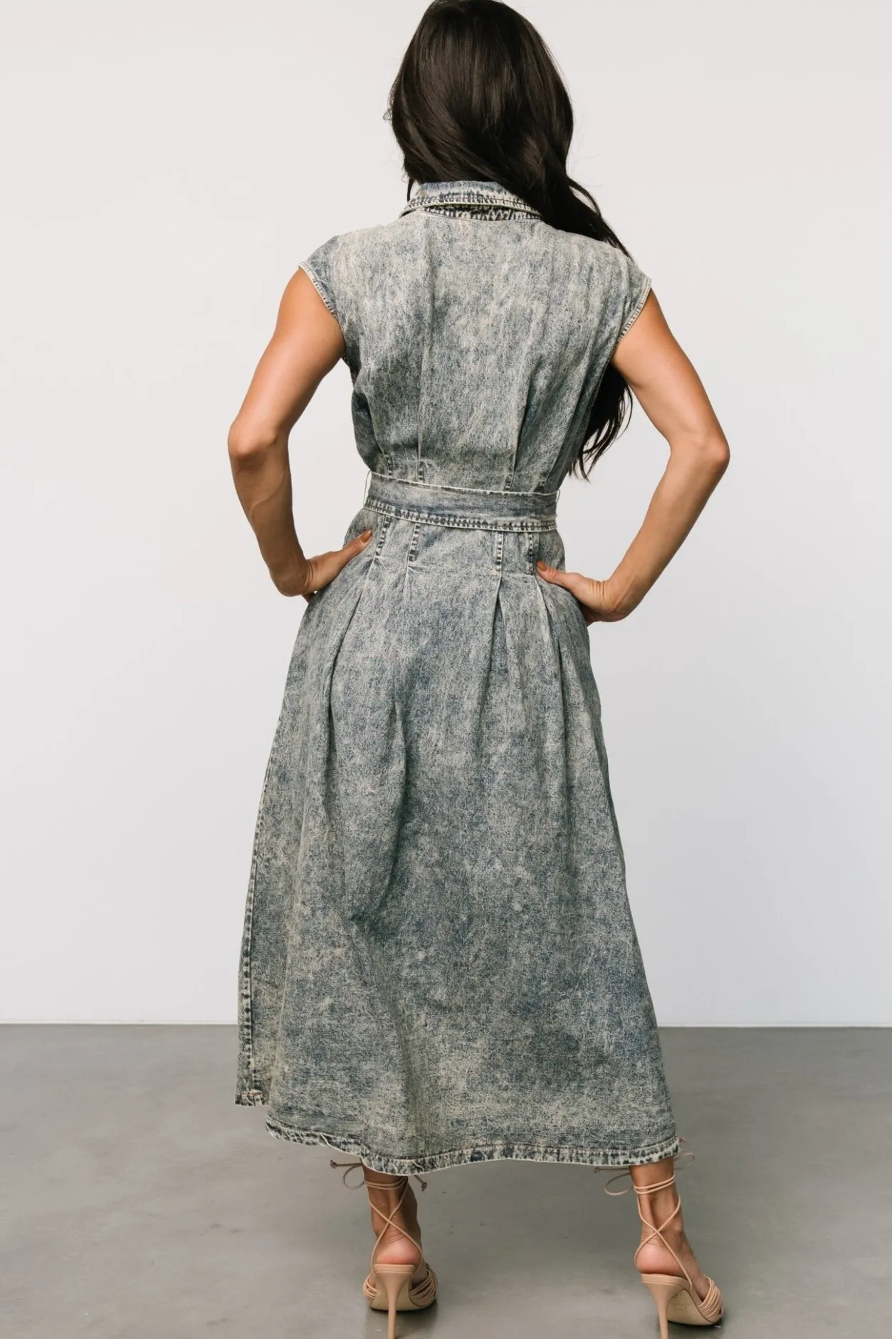 Online Baltic Born Britney Denim Dress | Vintage Blue VintageBlue