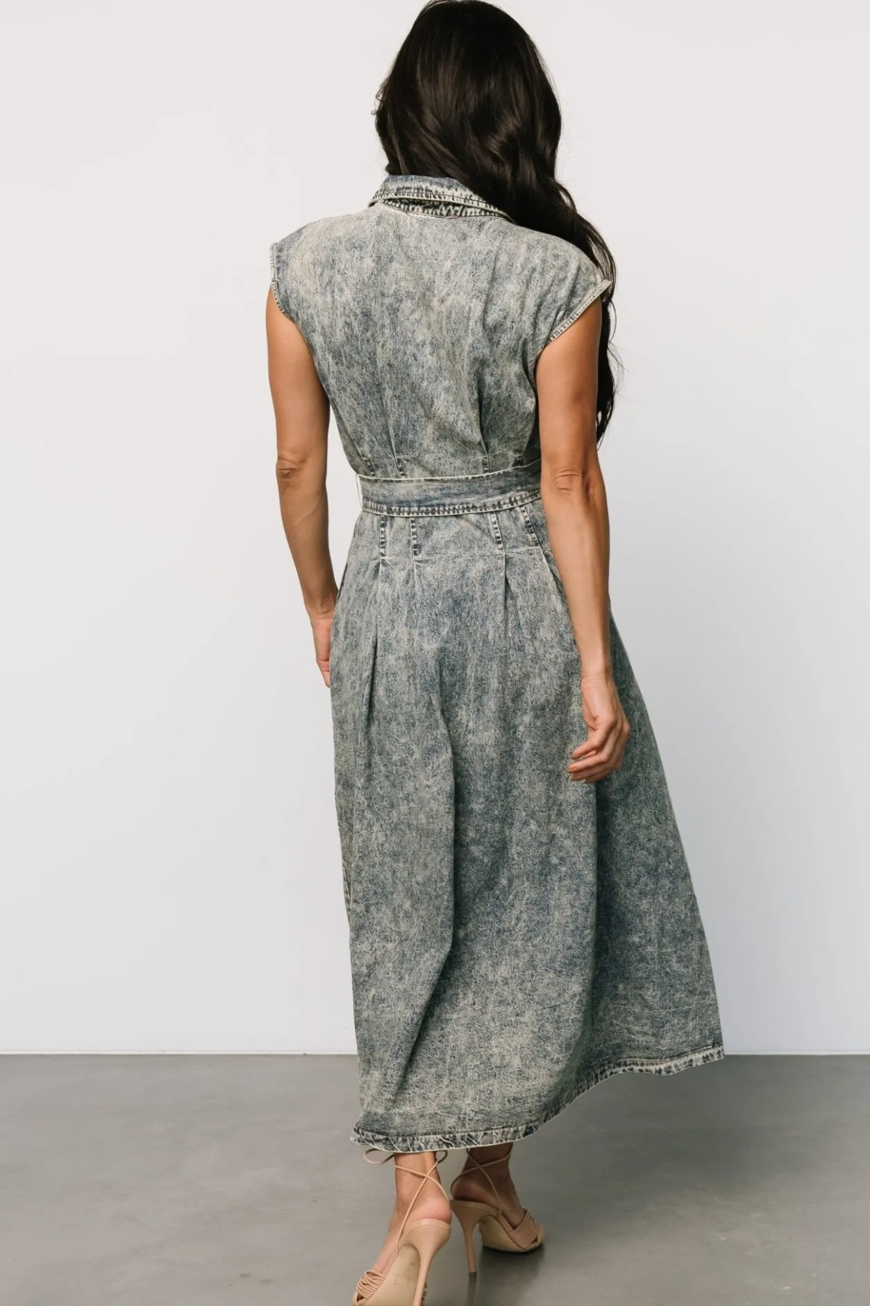 Online Baltic Born Britney Denim Dress | Vintage Blue VintageBlue