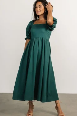 Fashion Baltic Born Britton Midi Dress | Evergreen