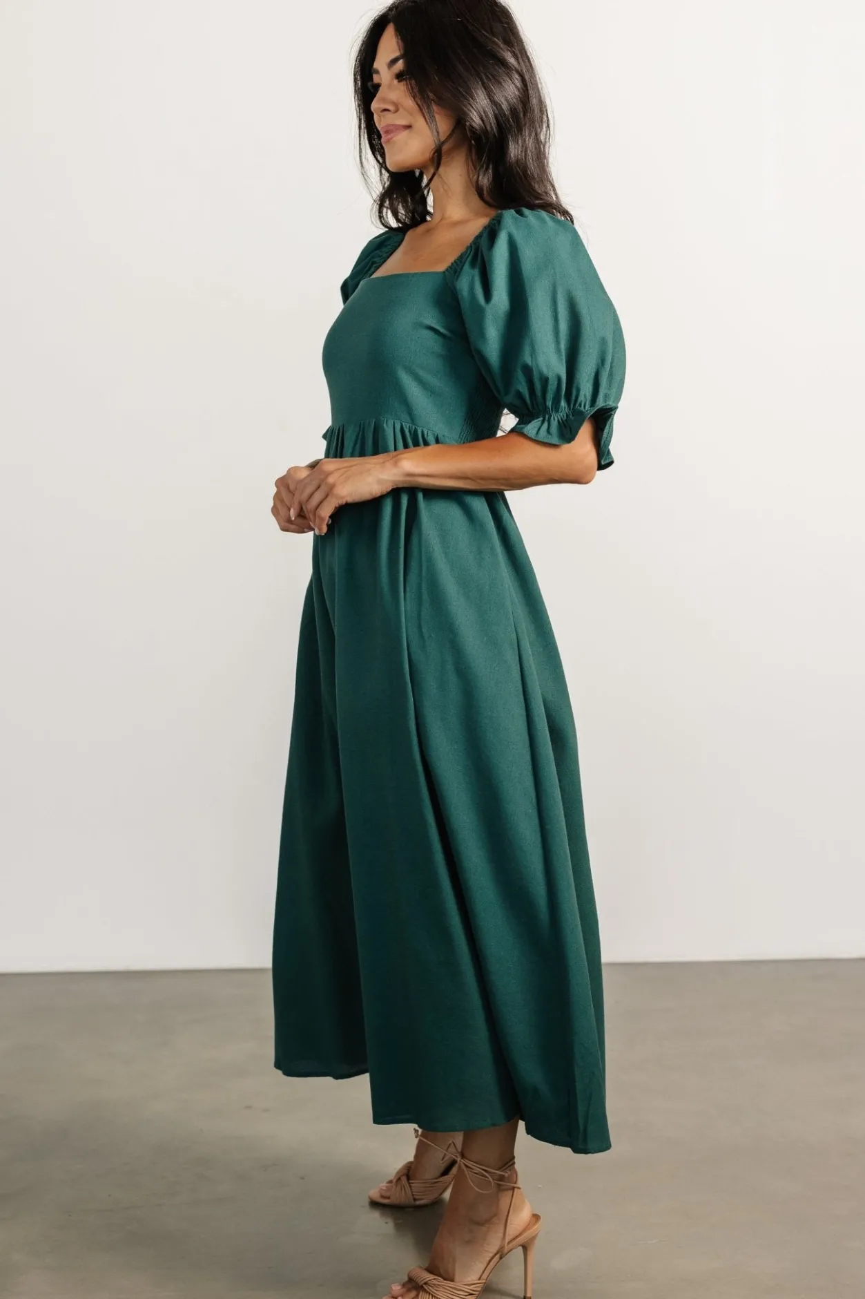 Fashion Baltic Born Britton Midi Dress | Evergreen