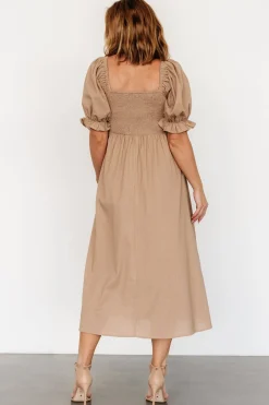 Discount Baltic Born Britton Midi Dress | Tan