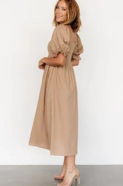 Discount Baltic Born Britton Midi Dress | Tan