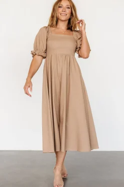 Discount Baltic Born Britton Midi Dress | Tan