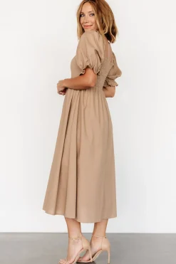 Discount Baltic Born Britton Midi Dress | Tan