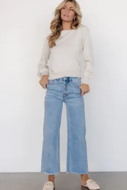 Outlet Baltic Born Brody High-Rise Wide Leg Jeans | Light Wash LightWash