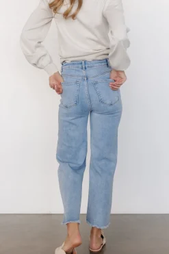 Outlet Baltic Born Brody High-Rise Wide Leg Jeans | Light Wash LightWash