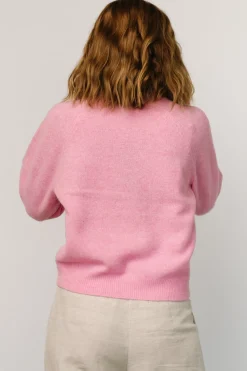 Hot Baltic Born Bronson Mock Neck Sweater | Pink