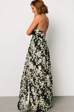 Discount Baltic Born Brylee Maxi Dress | Black Flower Print BlackFlowerPrint