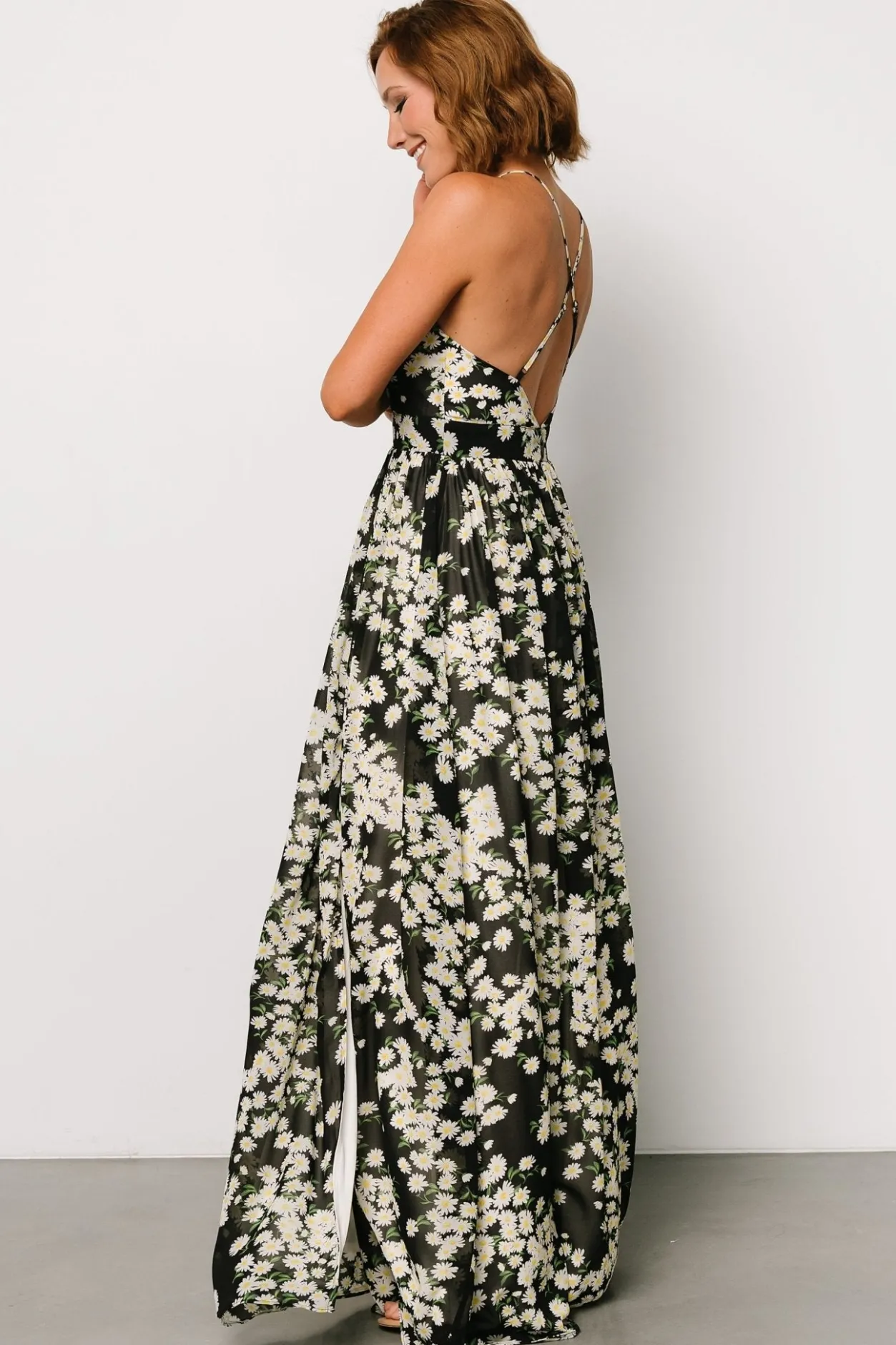 Discount Baltic Born Brylee Maxi Dress | Black Flower Print BlackFlowerPrint