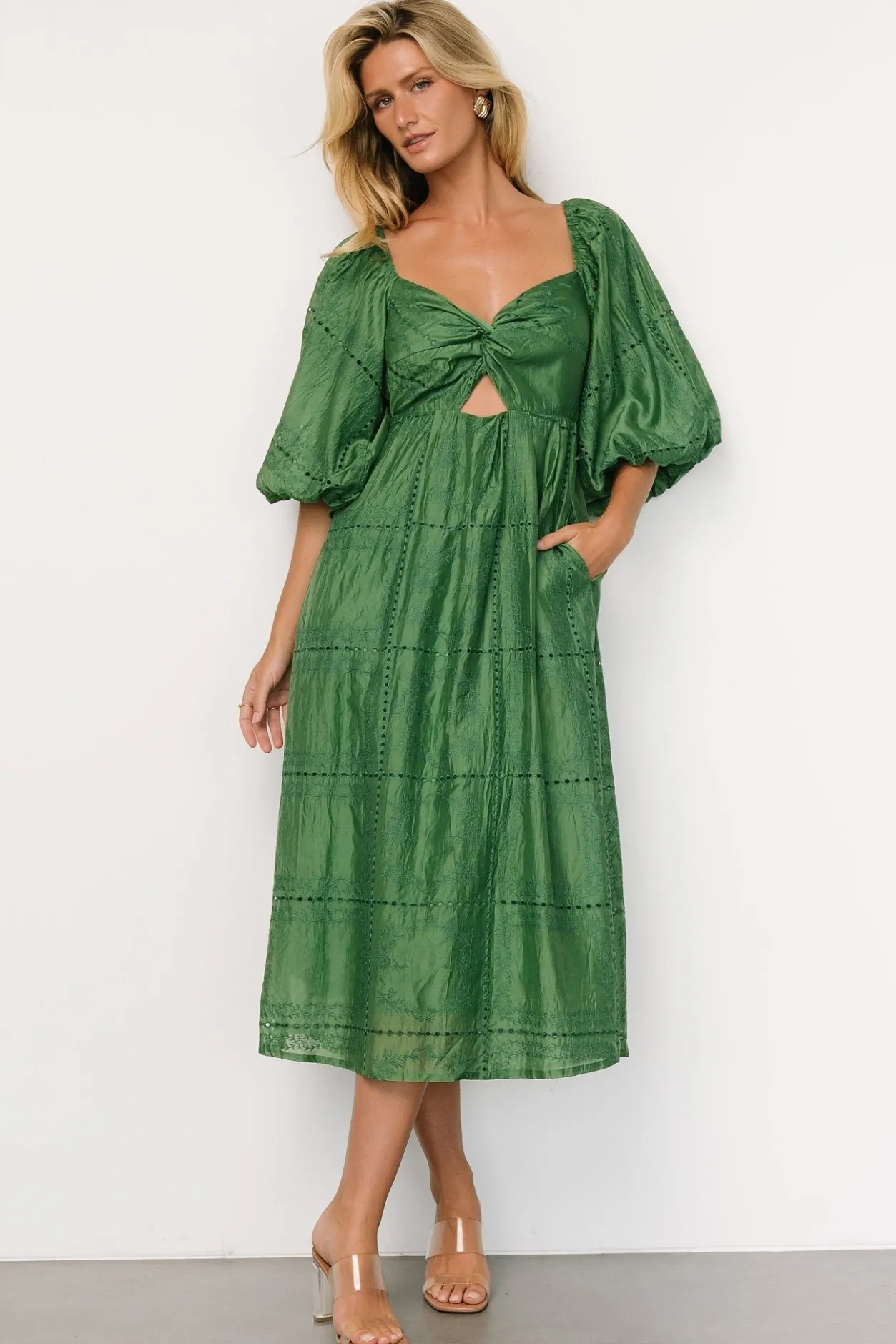 New Baltic Born Brynn Midi Dress | Green