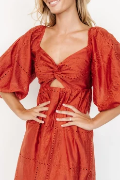 Sale Baltic Born Brynn Midi Dress | Rust