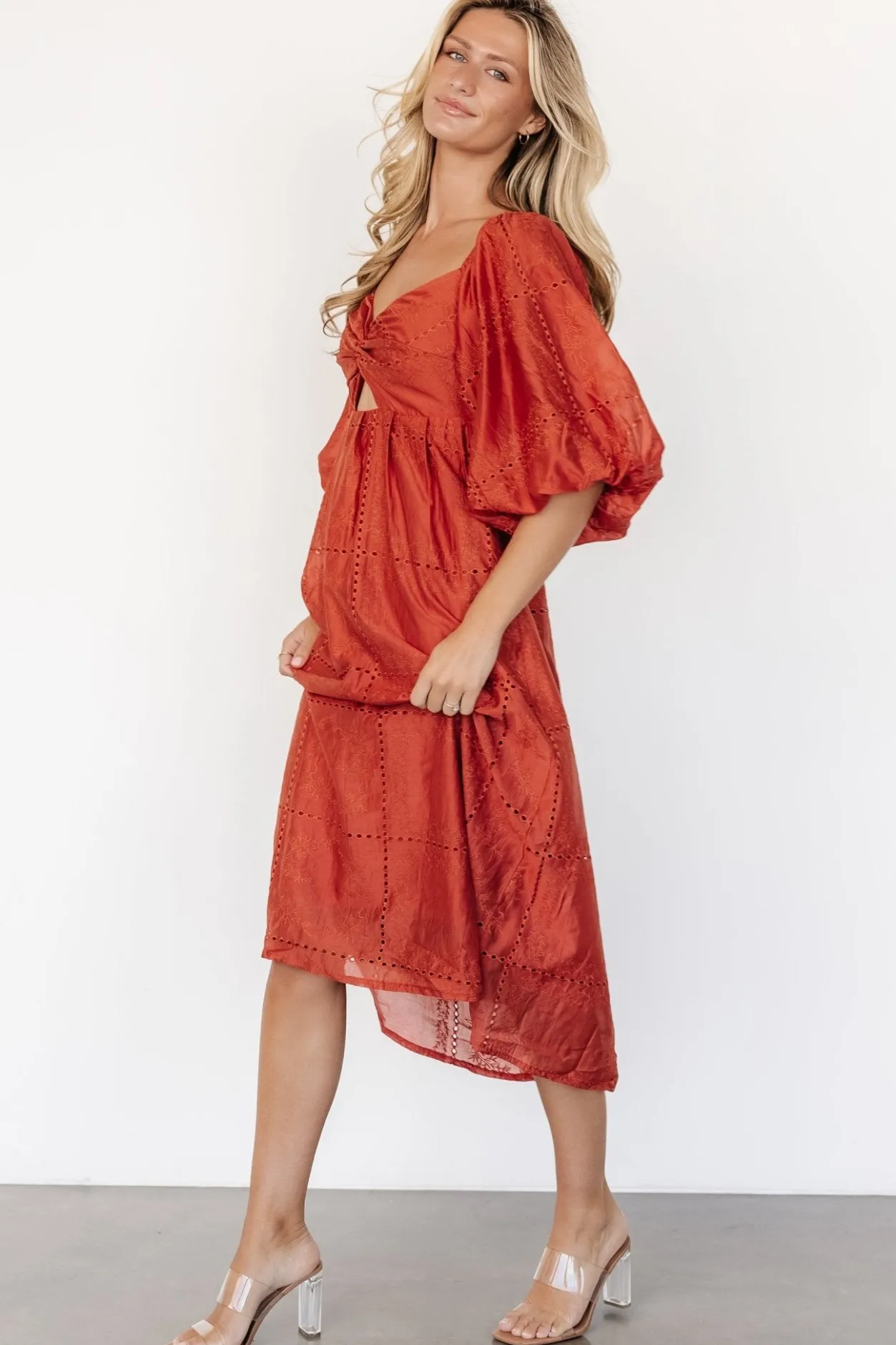 Sale Baltic Born Brynn Midi Dress | Rust