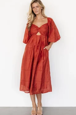 Sale Baltic Born Brynn Midi Dress | Rust