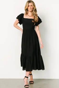 Online Baltic Born Buttercup Midi Dress | Black