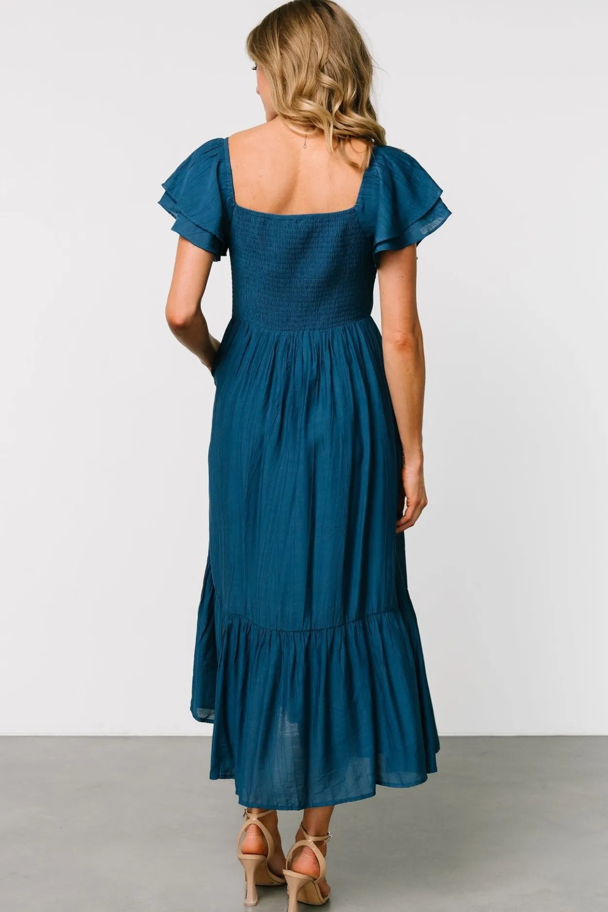 Fashion Baltic Born Buttercup Midi Dress | Deep Blue DeepBlue
