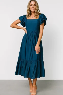 Fashion Baltic Born Buttercup Midi Dress | Deep Blue DeepBlue