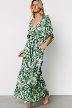 Discount Baltic Born Byron Jumpsuit | Green Print GreenPrint