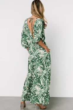 Discount Baltic Born Byron Jumpsuit | Green Print GreenPrint