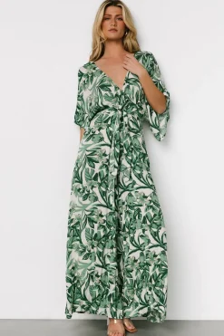 Discount Baltic Born Byron Jumpsuit | Green Print GreenPrint