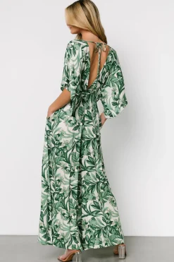 Discount Baltic Born Byron Jumpsuit | Green Print GreenPrint