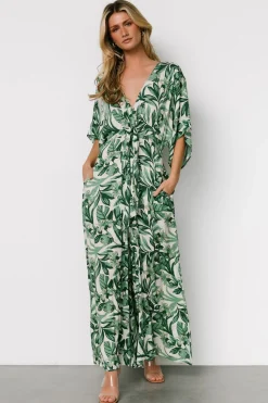 Discount Baltic Born Byron Jumpsuit | Green Print GreenPrint
