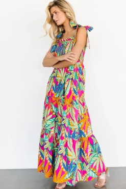 Fashion Baltic Born Cabana Maxi Dress | Green + Fuchsia Multi Green+FuchsiaMulti