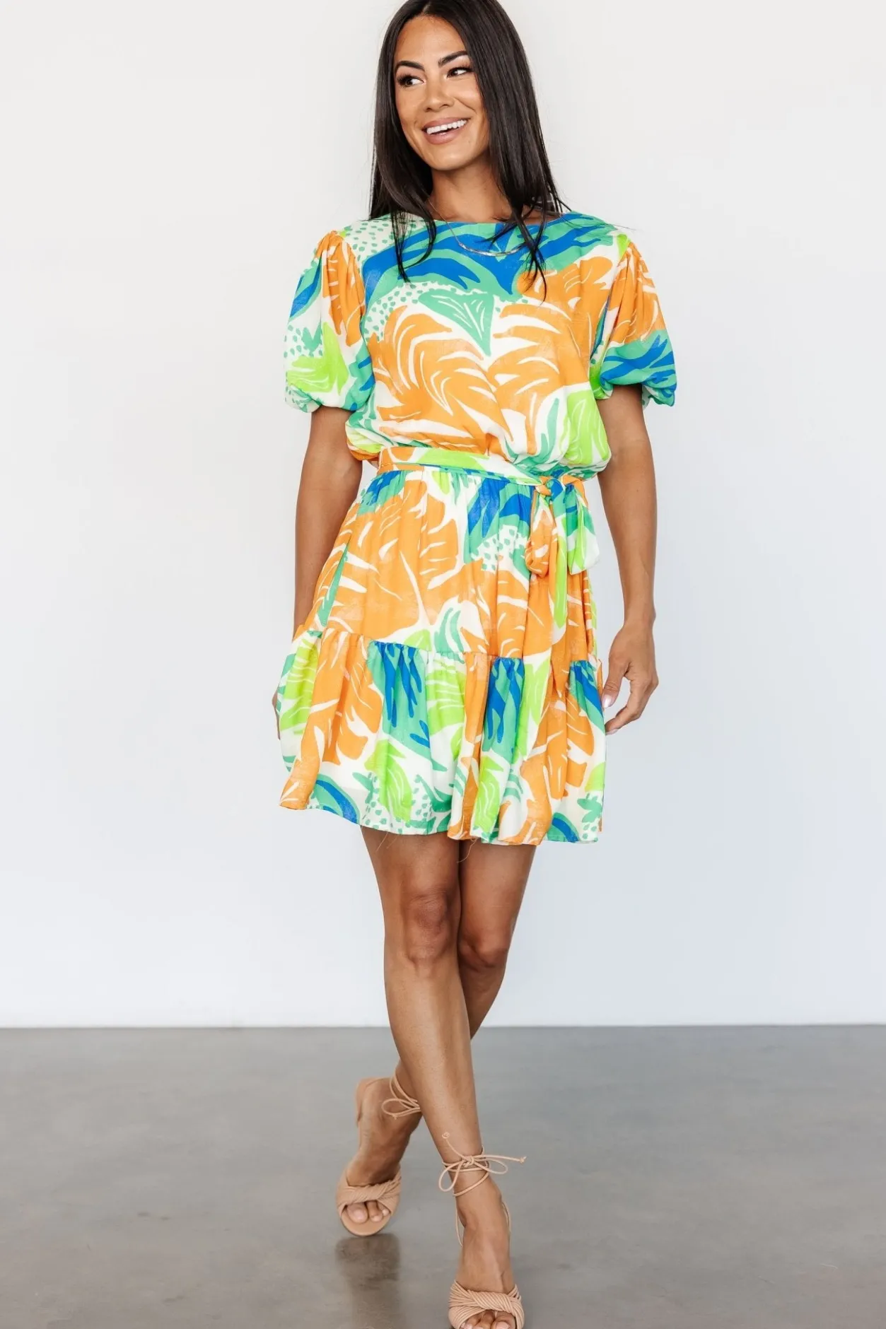 Best Baltic Born Cabo Short Dress | Multi Print MultiPrint