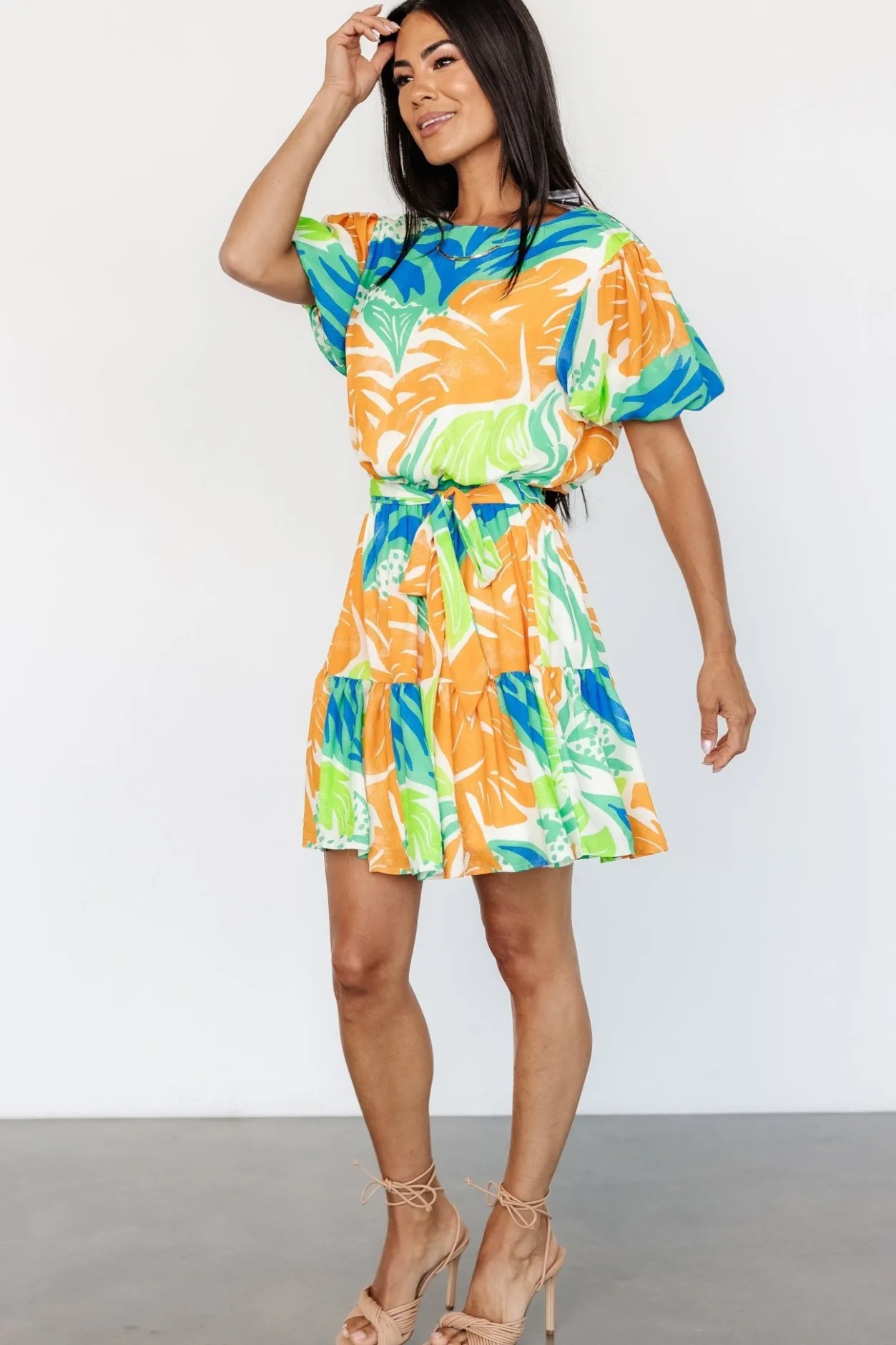 Best Baltic Born Cabo Short Dress | Multi Print MultiPrint