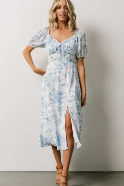 New Baltic Born Cadence Midi Dress | Blue Floral BlueFloral