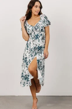Clearance Baltic Born Cadence Midi Dress | Jade Floral JadeFloral