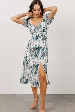 Clearance Baltic Born Cadence Midi Dress | Jade Floral JadeFloral