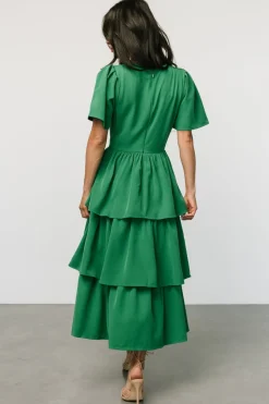 New Baltic Born Cadenza Tiered Maxi Dress | Green