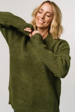 Sale Baltic Born Calgary Oversized Sweater | Olive