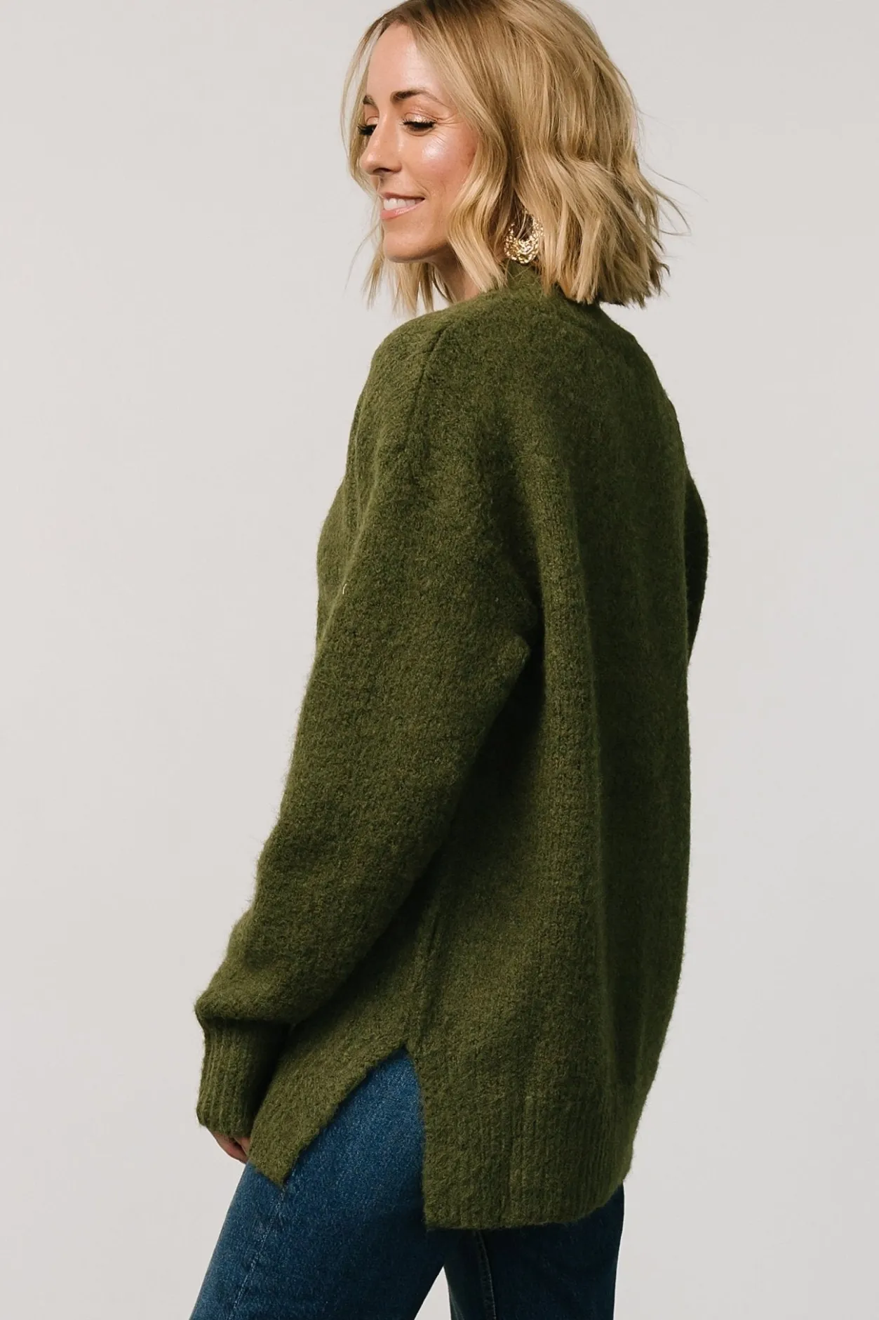 Sale Baltic Born Calgary Oversized Sweater | Olive