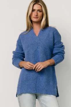 Clearance Baltic Born Calgary Oversized Sweater | Blue
