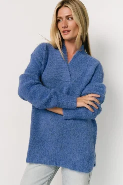 Clearance Baltic Born Calgary Oversized Sweater | Blue
