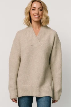 Hot Baltic Born Calgary Oversized Sweater | Oatmeal