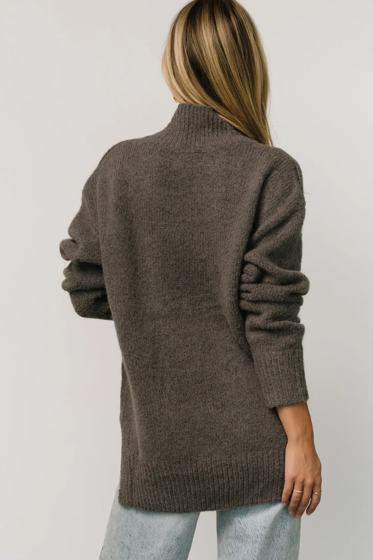 Best Baltic Born Calgary Oversized Sweater | Charcoal