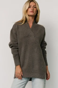 Best Baltic Born Calgary Oversized Sweater | Charcoal