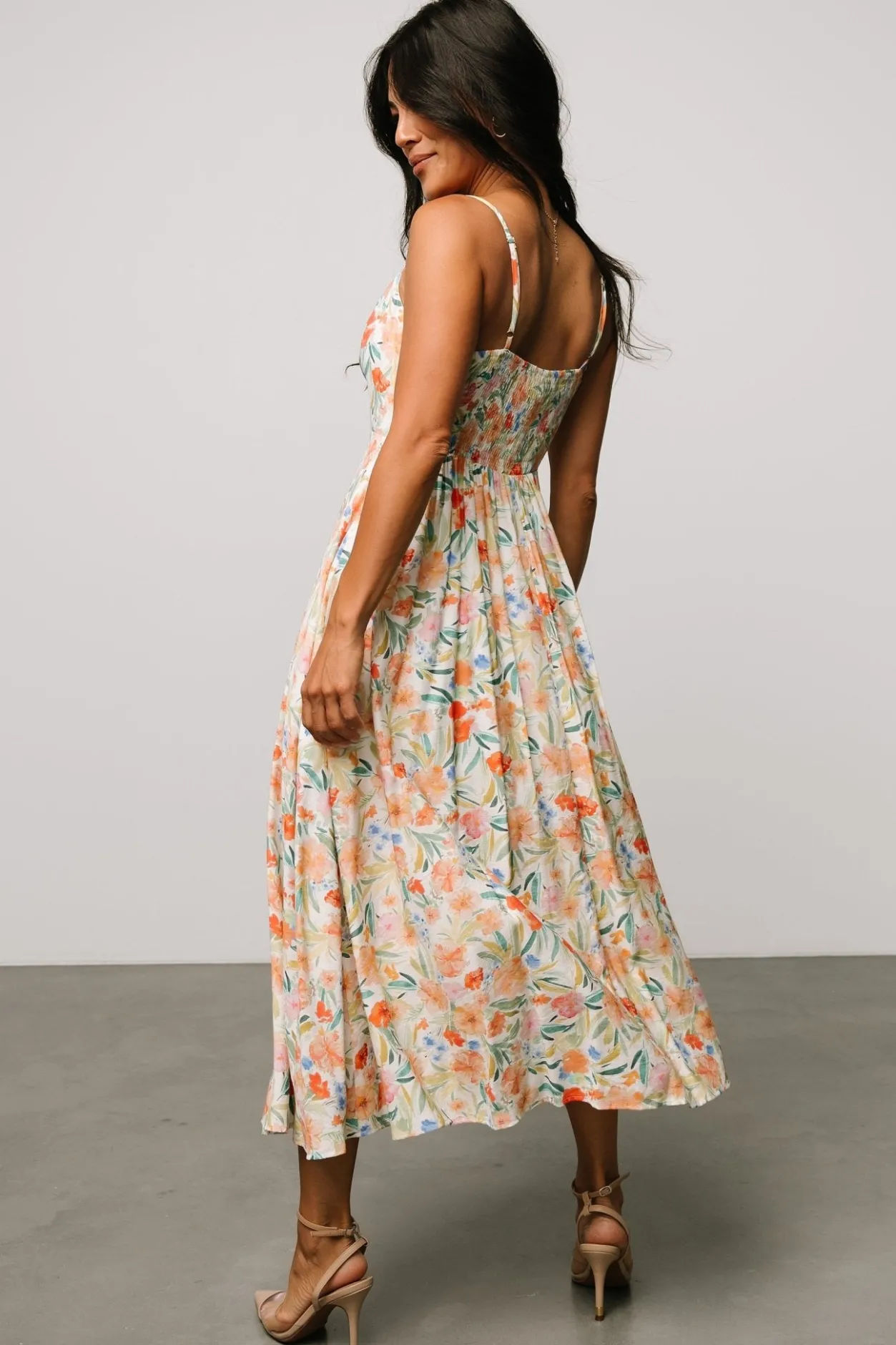 Hot Baltic Born Calista Midi Dress | Multi Floral MultiFloral