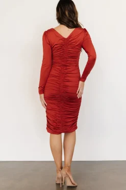 Sale Baltic Born Camden Town Midi Dress | Terracotta