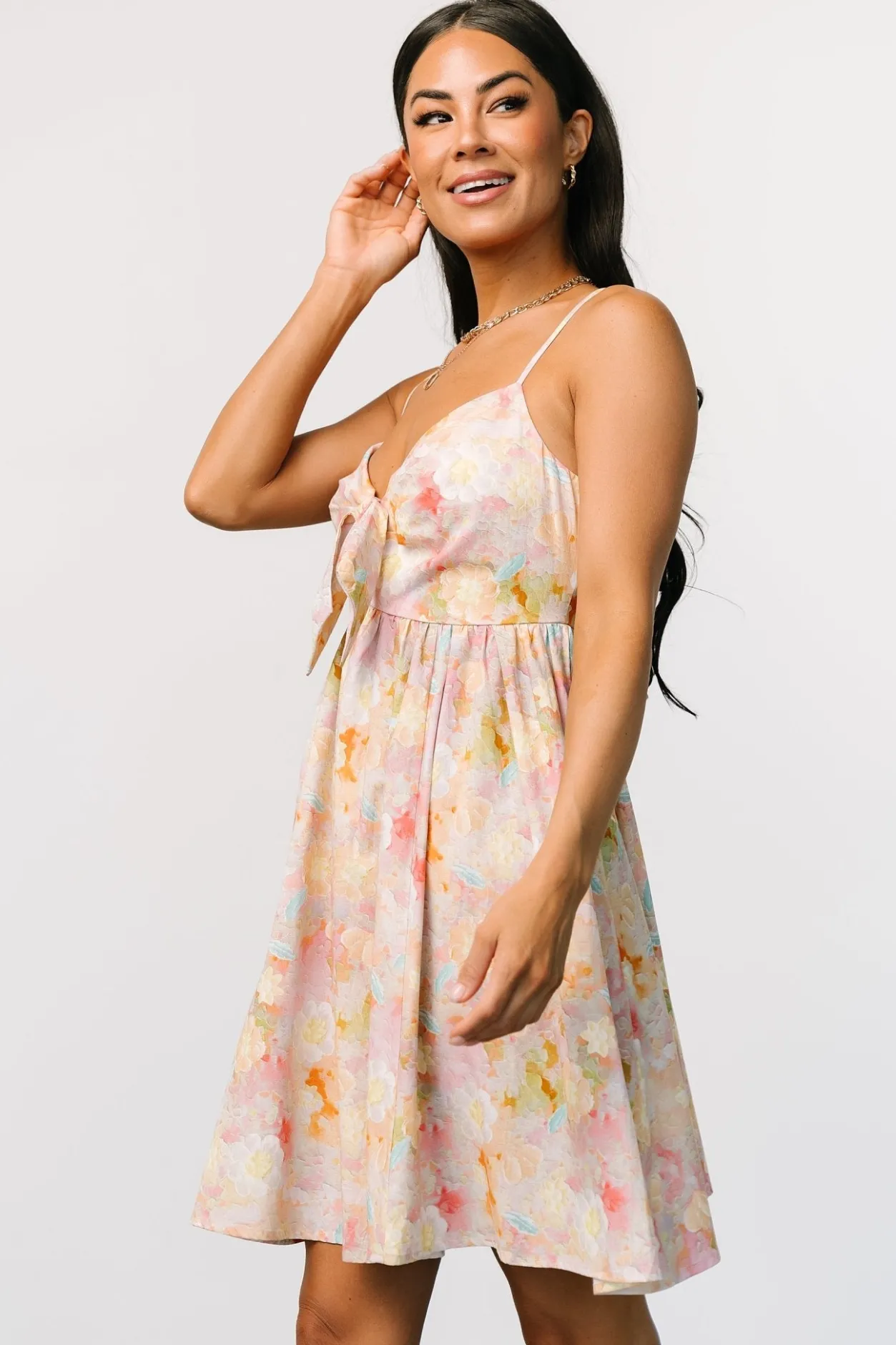 Discount Baltic Born Camellia Mini Dress | Pastel Multi PastelMulti