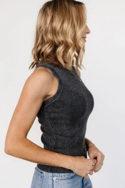 Online Baltic Born Cameron Knit Tank Top | Charcoal