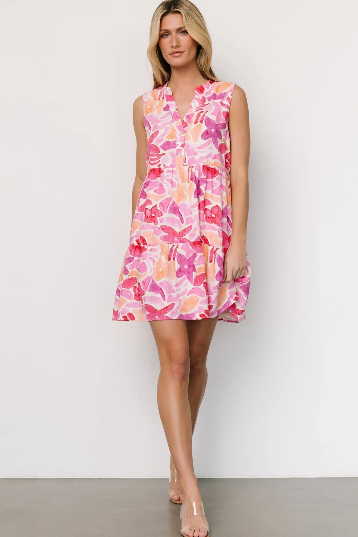 Fashion Baltic Born Cami Short Dress | Pink Multi PinkMulti