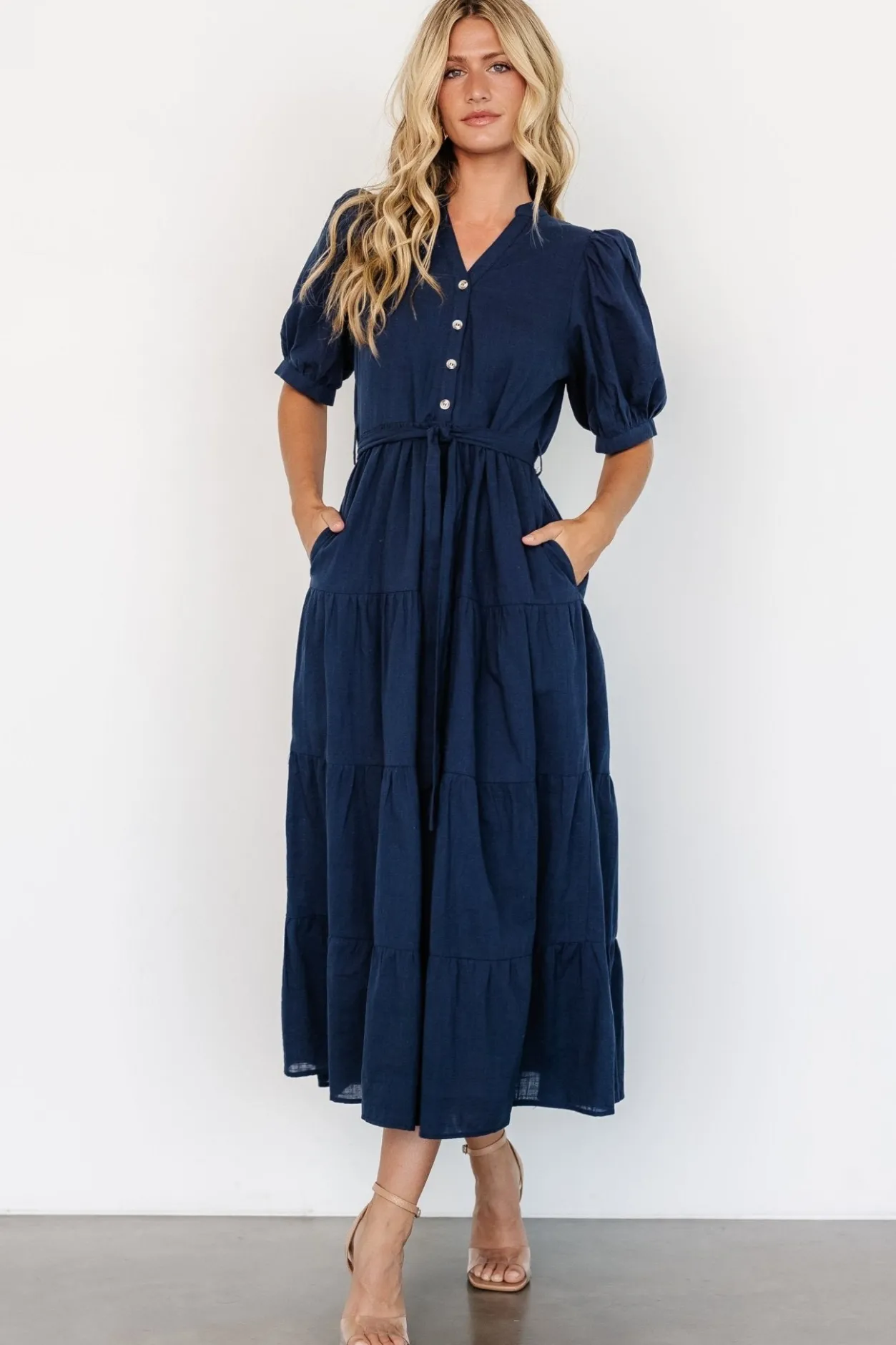 Clearance Baltic Born Camille Maxi Dress | Navy